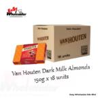 Van Houten Dark Milk Almonds 150g