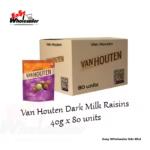 Van Houten Dark Milk Raisins 40g